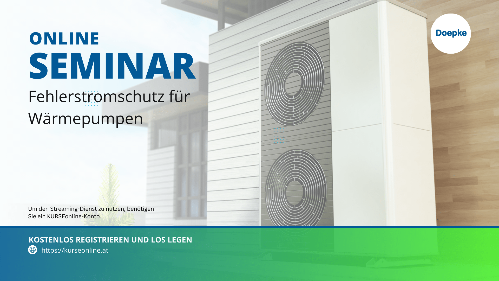 Sicher mit DOEPKE – Fehlerstromschutz für Wärmepumpen