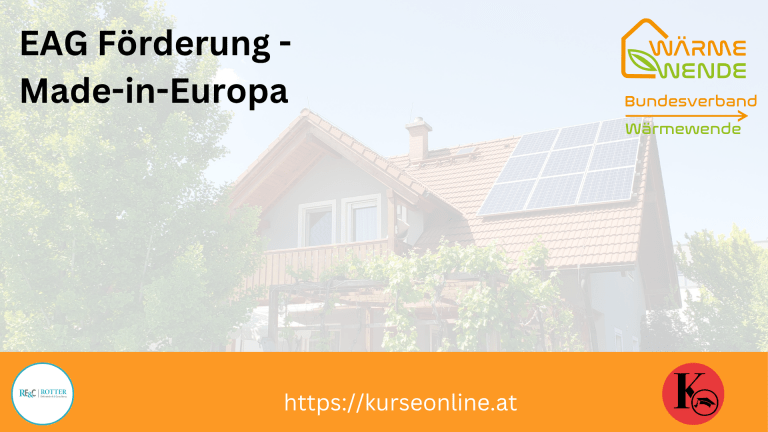 Die neue PV-Förderung 2025 – EAG Förder-Call mit Made-in-Europe Bonus