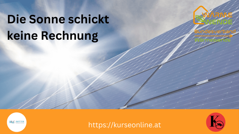 Die Sonne schickt keine Rechnung